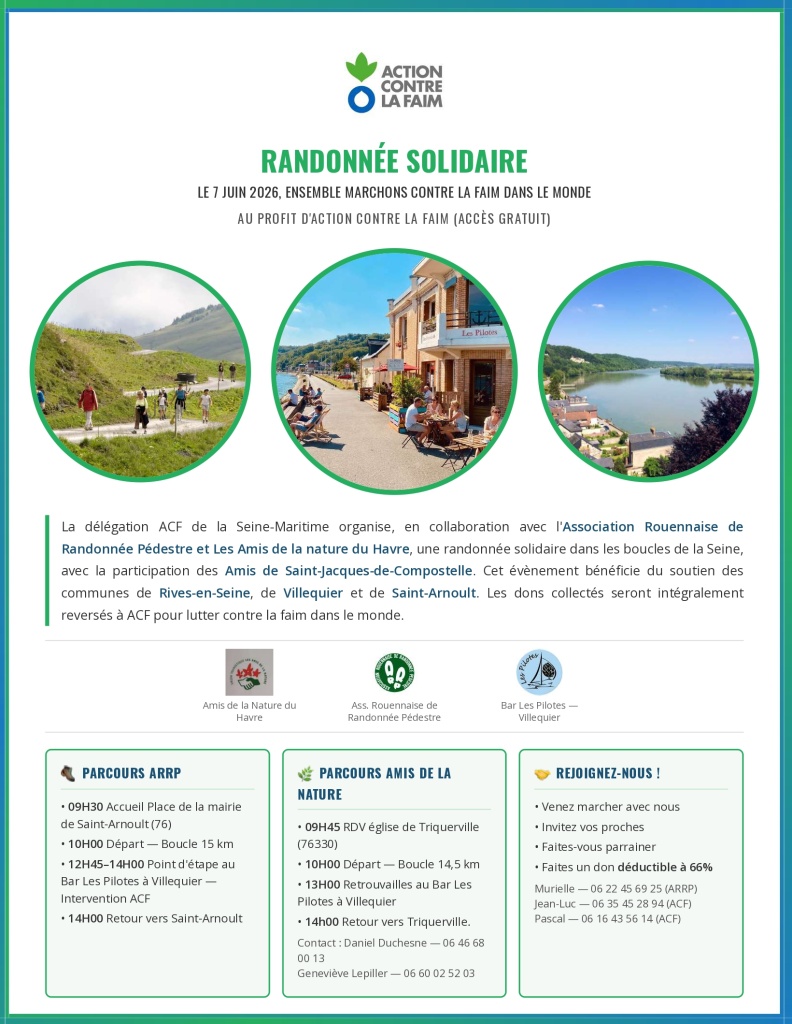 Randonnée Solidaire - Action Contre la Faim