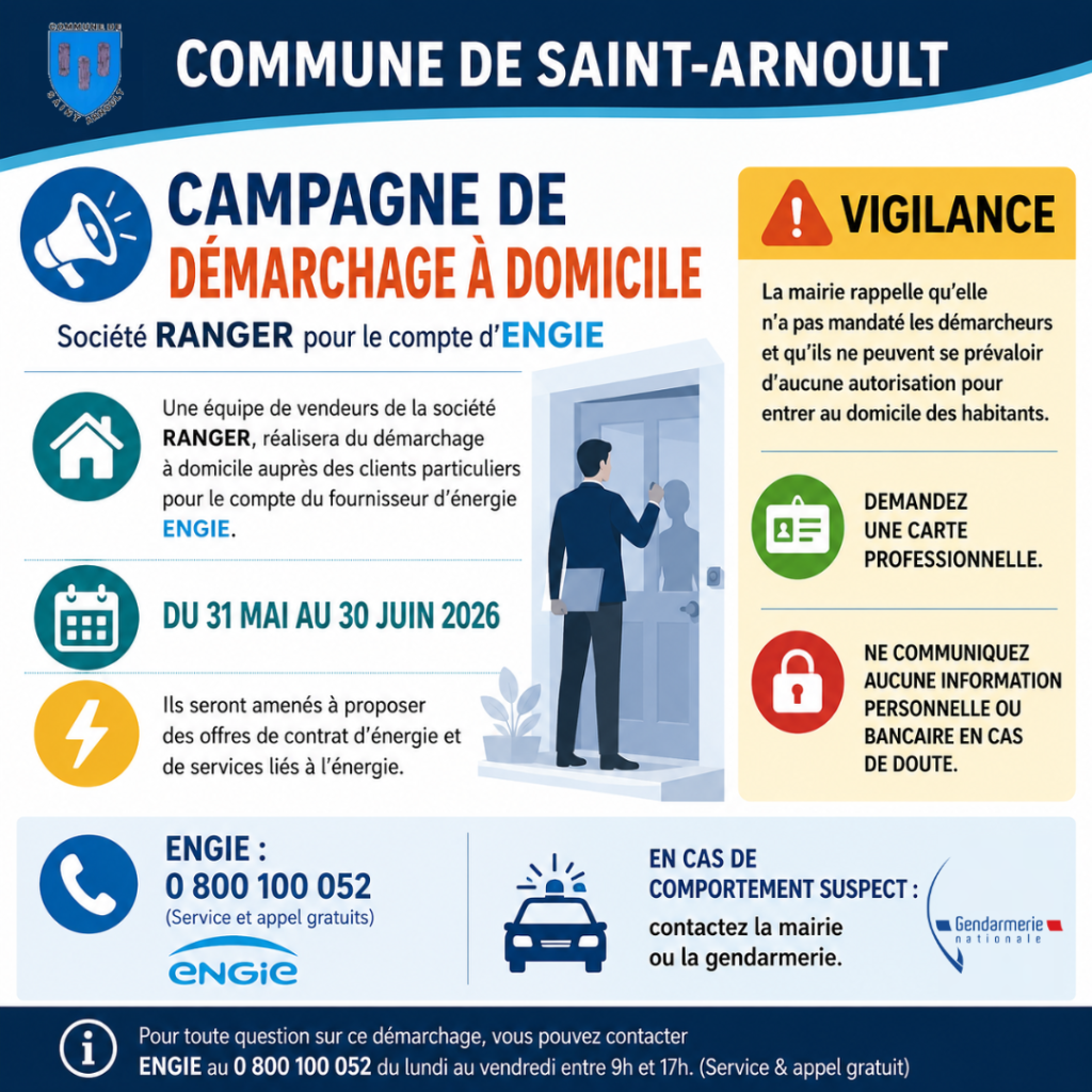 Campagne de démarchage à domicile - Engie