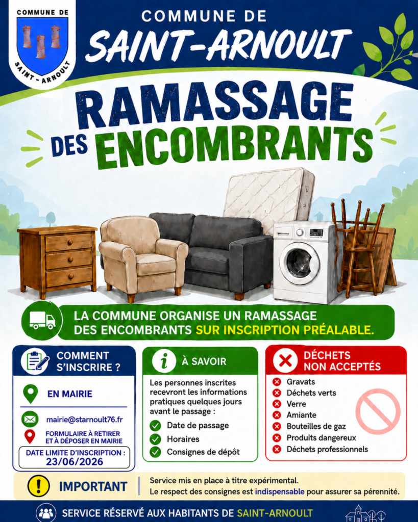 Ramassage des encombrants