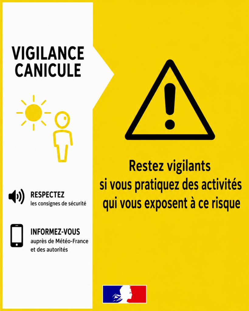 Vigilance jaune canicule