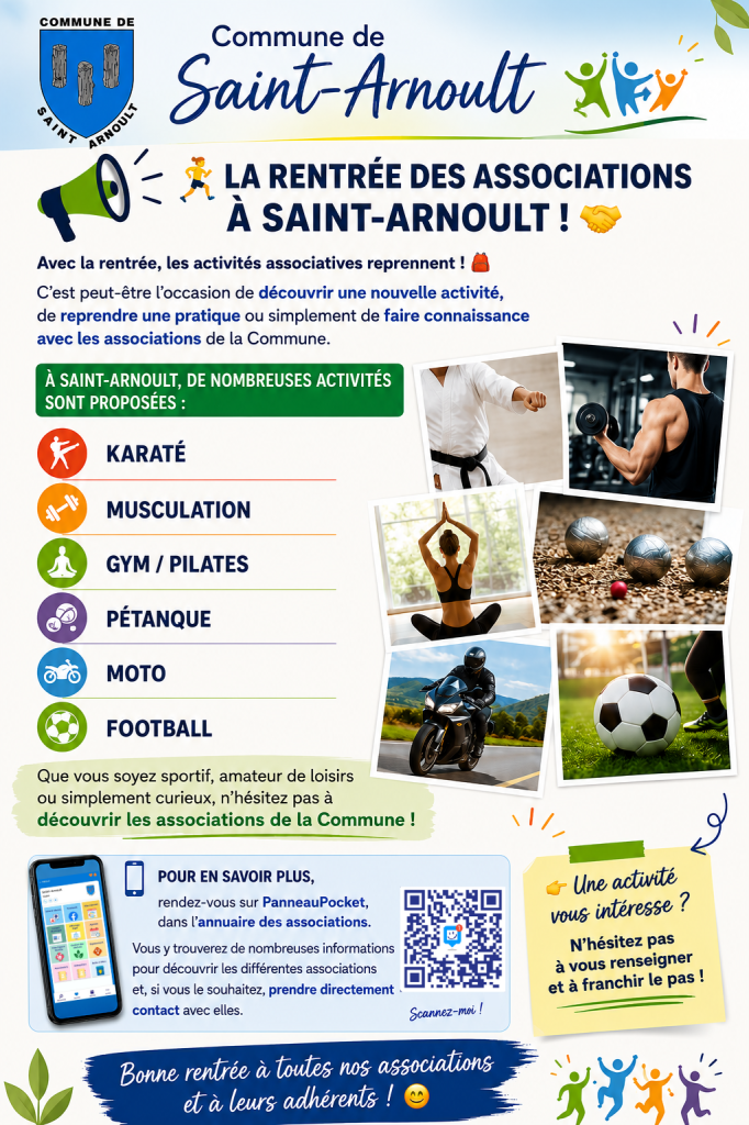 🏆 La rentrée des associations à Saint-Arnoult !