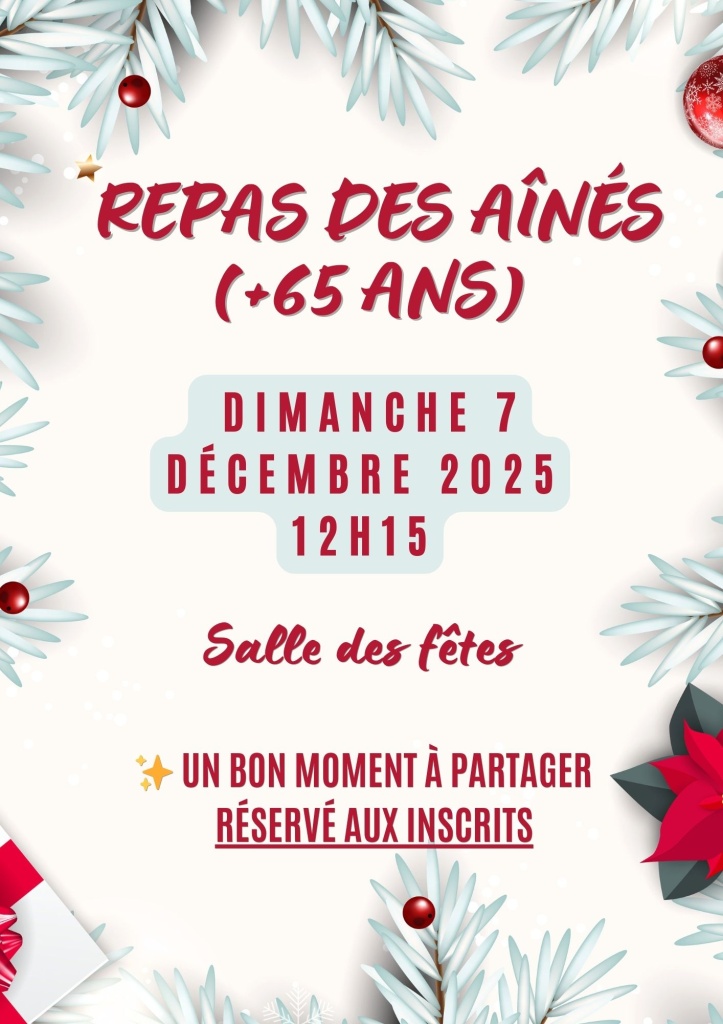 Repas des aînés 2025